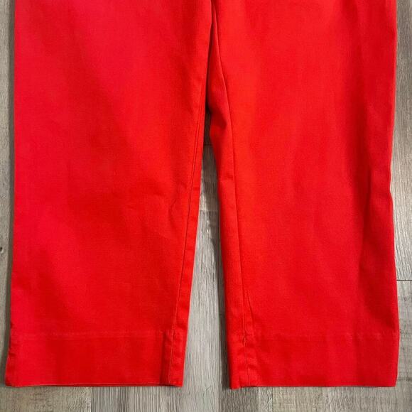 Talbots size 8P perfect cropped. Red/orange color - Picture 12 of 12